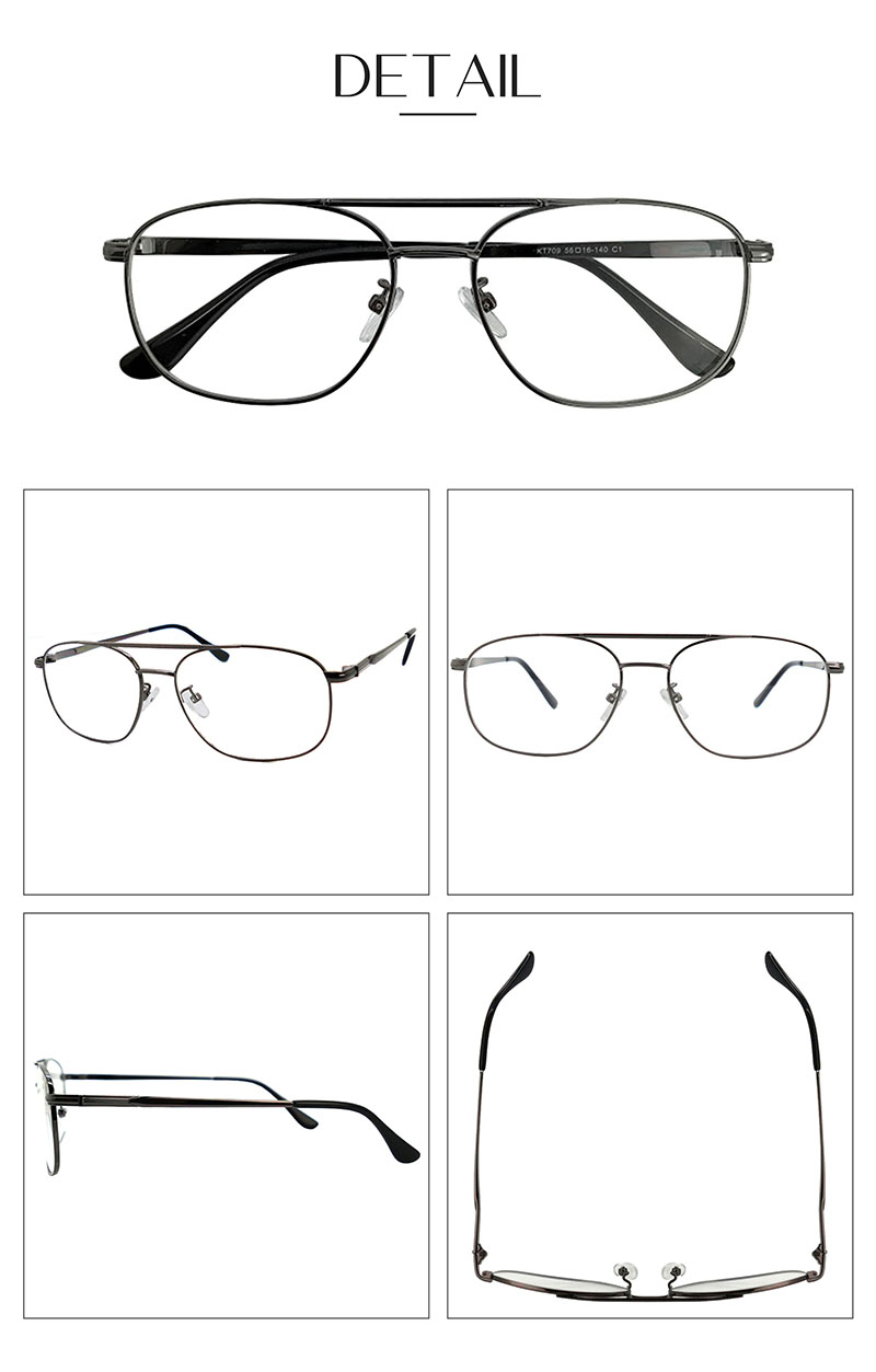 ブルーライトカット老眼鏡】 ツーブリッジ KT709［全額返金保証