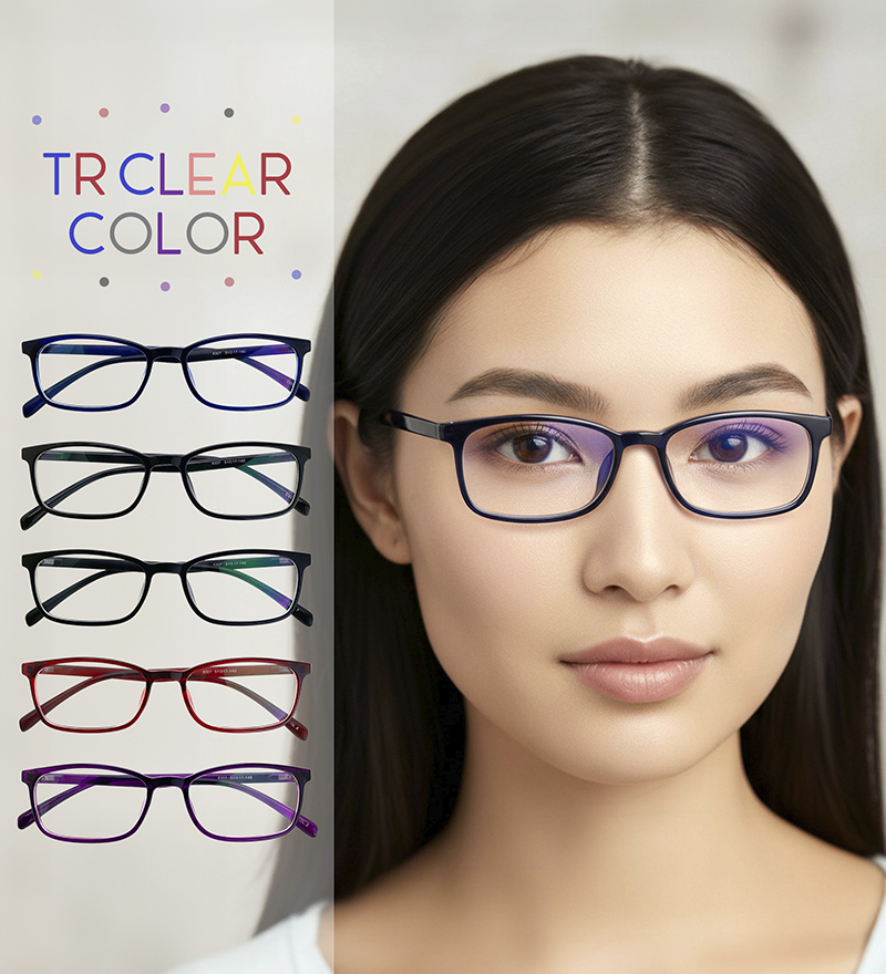 ブルーライトカット 老眼鏡】TRクリアカラー［全額返金保証］ 眼鏡