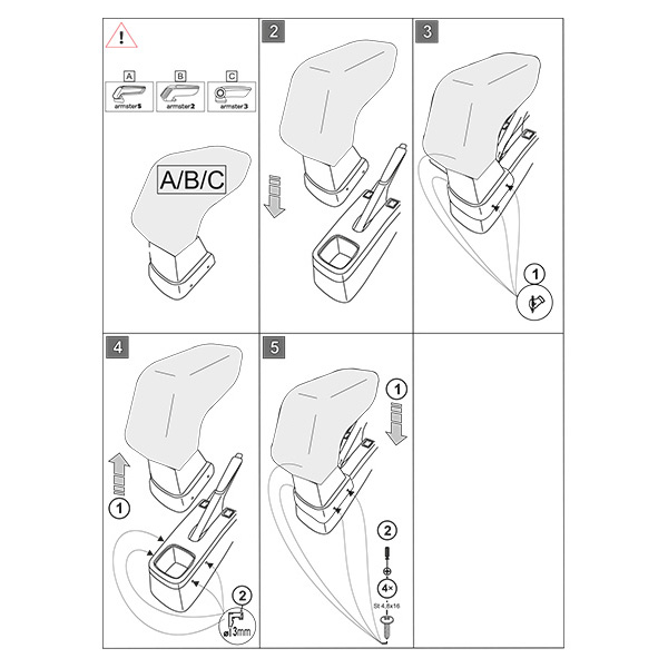 スズキ スイフト ハイブリッドMX 5MT / XG '23- 専用アームレスト アームスター2 モバイルタイプ センターコンソールボックス 肘掛 収納 Rati Armster2 SWIFT | スイフト | 17