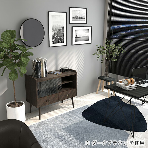 arne（アーネ） 食器棚 完成品 キャビネット 北欧 おしゃれ カップ