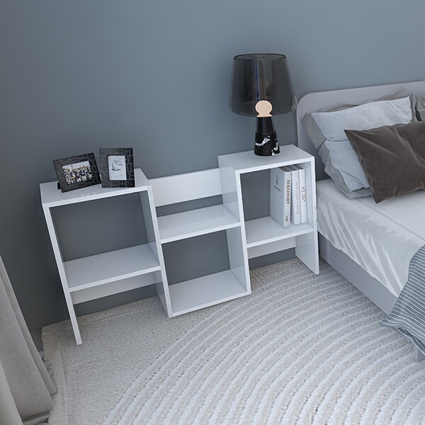 arne（アーネ） ディスプレイラック ホワイト 完成品 ミニ 本棚 3段