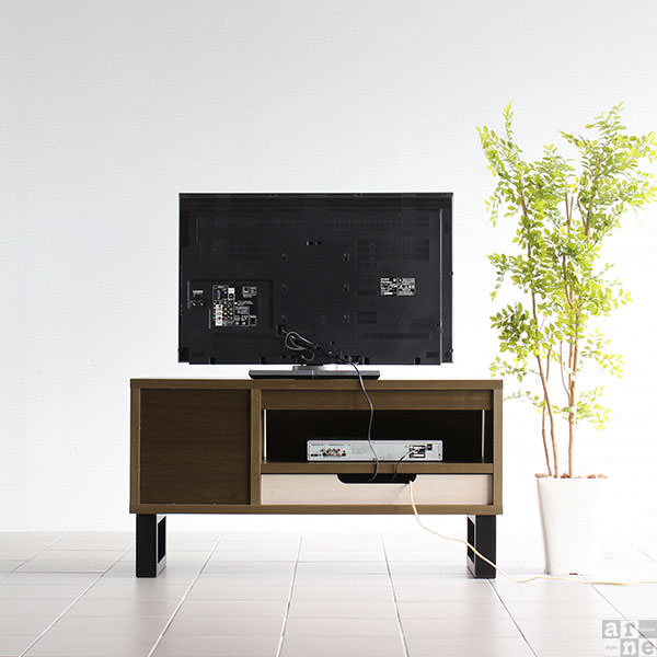 arne（アーネ） テレビ台 テレビボード 扉付き フラップ扉