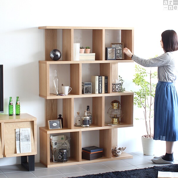 arne オープンラック 奥行30cm 飾り棚 木製 ラック 4段 和風 arne オープンラック 奥行30cm 飾り棚 木製 ラック 4段 和風