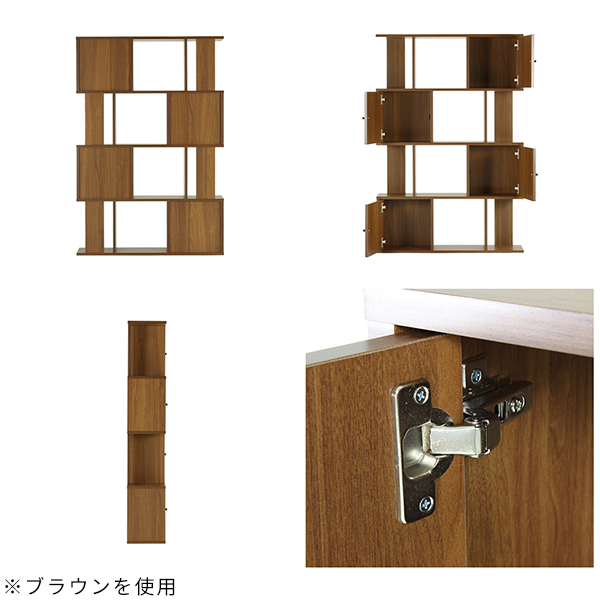 arne（アーネ） ウッドラック ホワイト ディスプレイラック 完成品