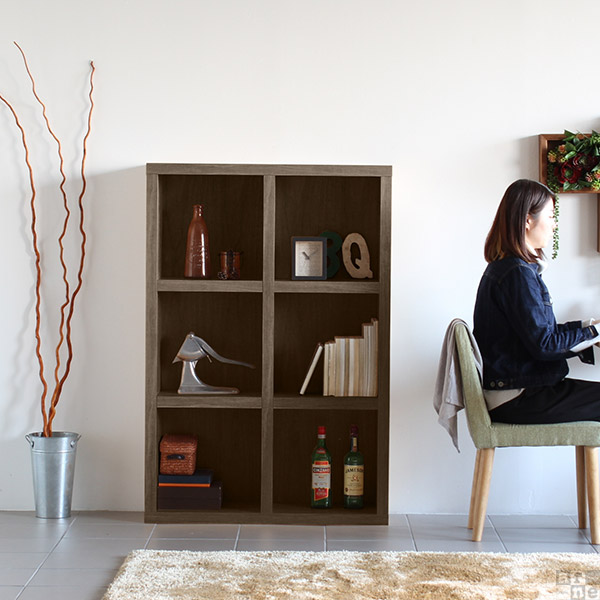 arne（アーネ） リビング収納 書斎 棚 収納 カラーボックス 3段 3段