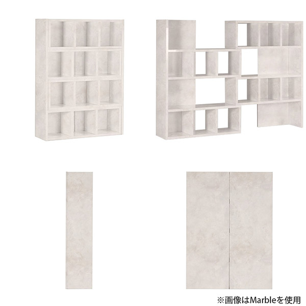 arne（アーネ） ディスプレイラック 完成品 本棚 ブラック