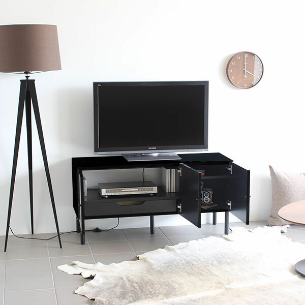 テレビ台　120cm 黒 arne テレビ台 120cm ローボード テレビボード 120 黒 リビング
