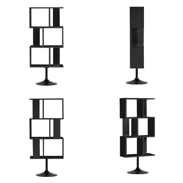 arne（アーネ） ディスプレイラック 脚付 ラック ディスプレイ 棚 黒