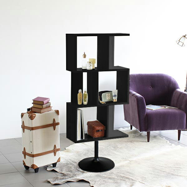 arne ディスプレイラック 脚付 ラック ディスプレイ 棚 黒 オープン