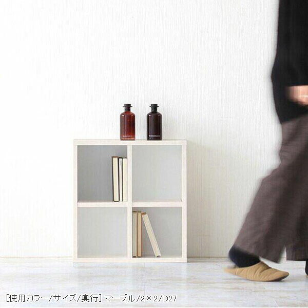 本棚 ラック 完成品 省スペース スリム 棚 小さい オープンラック 幅50 ミニラック 2段 オープンシェルフ カラーボックス a4 ☆の画像