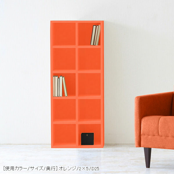 arne（アーネ） 本棚 子供 オープンラック 5段 幅50 奥行30cm 完成品