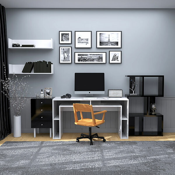 arne（アーネ） ラック ブラック 3段ラック ディスプレイラック 完成品