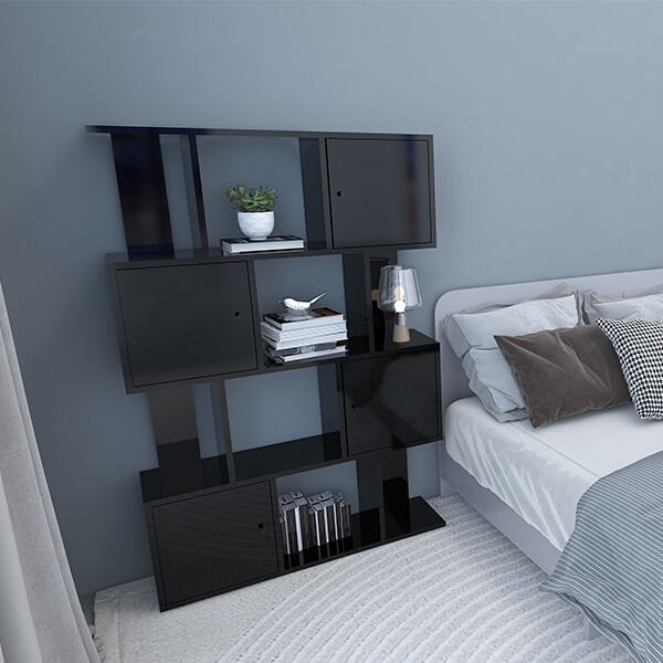 arne（アーネ） ディスプレイラック 完成品 本棚 オープンラック s字