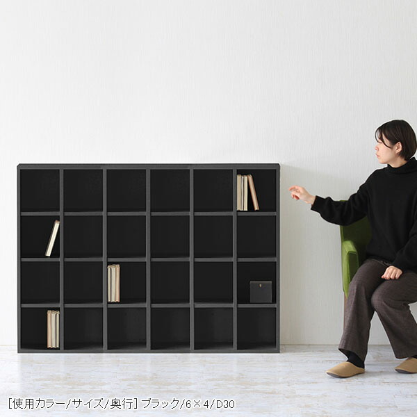 arne（アーネ） 本棚 大容量 A4 リビング収納 ディスプレイラック