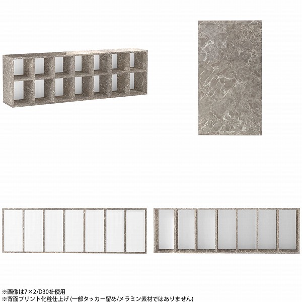 本棚 大容量 a4 ロータイプ 低い 横長 オープンラック 2段 オープンシェルフ 低め 待合室 リビング収納 ディスプレイラック ☆の画像