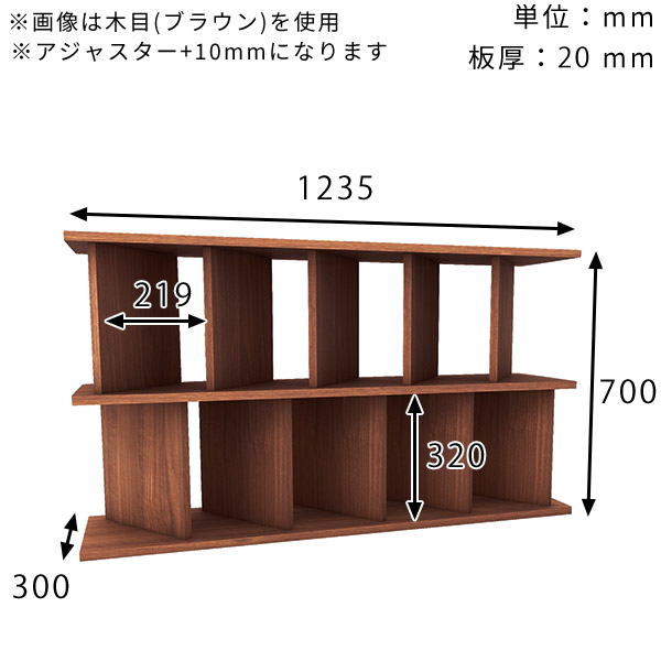 本棚 おしゃれ 自立型 パーティション 間仕切り棚 収納 ラック 完成品 日本製 鏡面仕上げ メラミン 衝立シェルフ キッチン シェルフ ☆_2