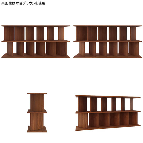 衝立シェルフ パーティション おしゃれ 間仕切り棚 収納棚 完成品 日本製 鏡面加工 シェルフ ラック キッチンカウンター ☆_3