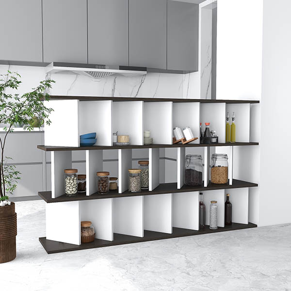 arne（アーネ） 飾り棚 ディスプレイラック おしゃれ 自立式 本棚 完成