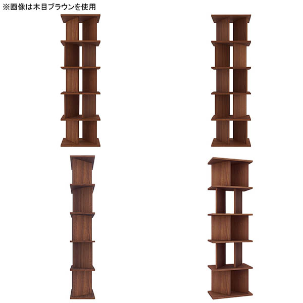 衝立シェルフ パーティションラック おしゃれ 自立 間仕切り棚 完成品 日本製 鏡面加工 メラミン ラック シェルフ キッチン ☆_3