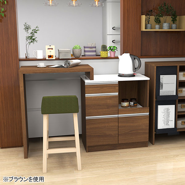 レンジ台 作業台 レンジラック キッチンカウンター 北欧 大型レンジ