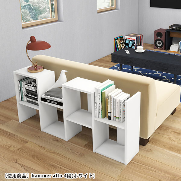 オープンラック 4段 オープンシェルフ 本棚 おしゃれ A4 幅60