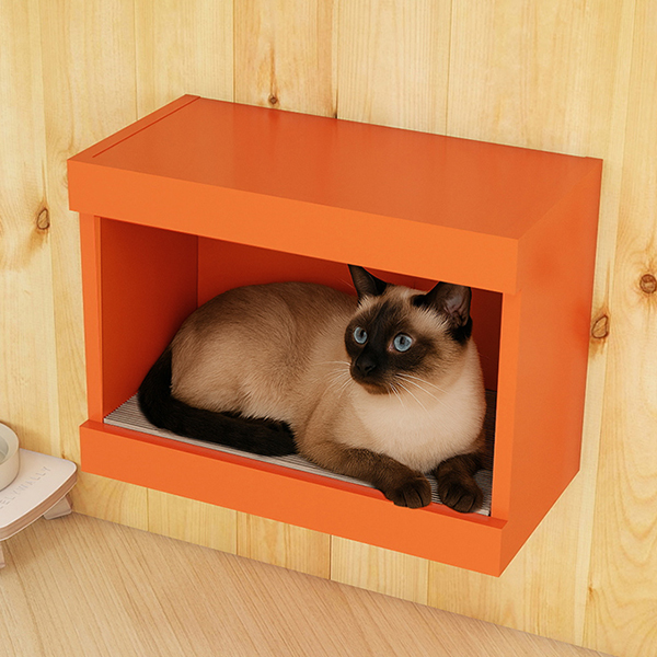 キャットハウス 壁掛け おしゃれ 猫ハウス 木製 キャットステップ 賃貸