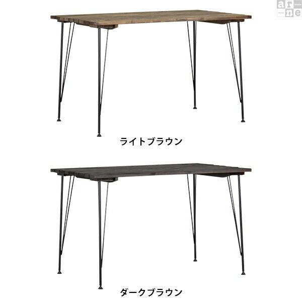 ダイニングテーブル 幅120 ダイニング インダストリアル テーブル 北欧 木製 おしゃれ コーヒーテーブル カフェテーブル □｜arne-rack｜02