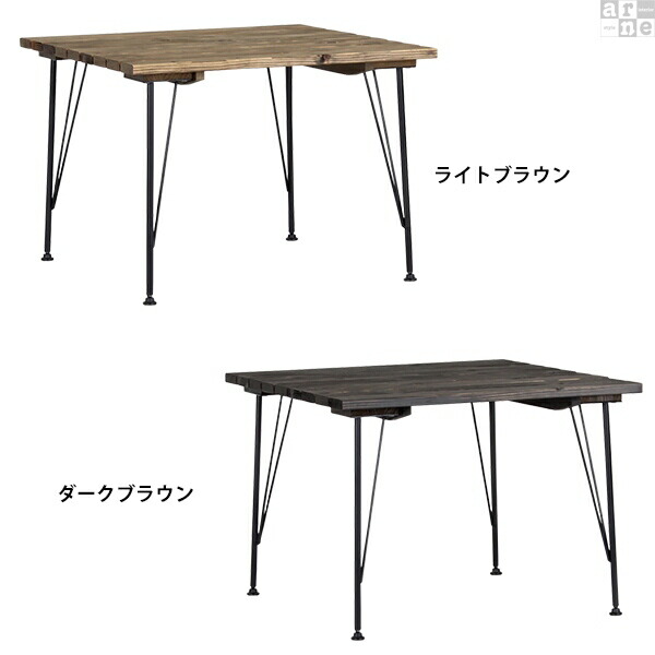 センターテーブル カフェテーブル 正方形 低め 2人 応接テーブル レトロ 四角 2人用 ダイニングテーブル 国産 テーブル ▽｜arne-rack｜02
