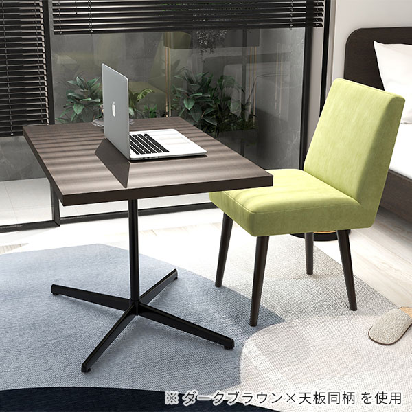 【送料込】アーネ アンティーク調テーブル arne カフェテーブル ブラウン 一人暮らし 高さ60cm 1本脚