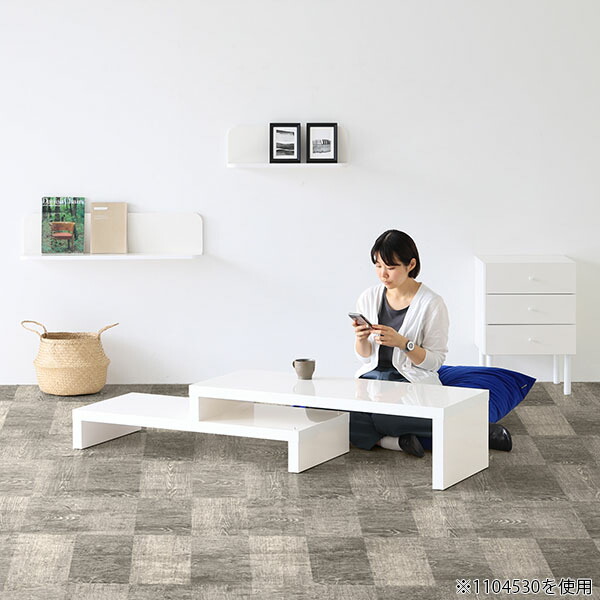 ローテーブル 伸縮 二人用 白 テーブル 日本製 完成品 ローデスク