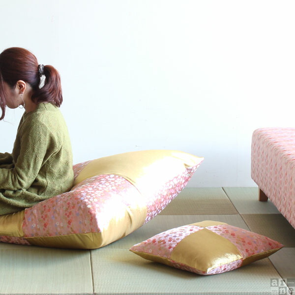 arne（アーネ） クッション 45×45 和 豪華 西陣織 金襴 和柄 和風 花柄
