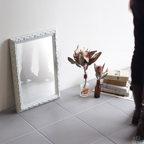 arne（アーネ） 鏡 壁掛け 洗面所 ミラー 姿見 飛散防止 アンティーク