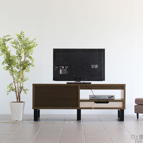 arne（アーネ） テレビボード ハイタイプ 脚付き フラップ扉 フラップ