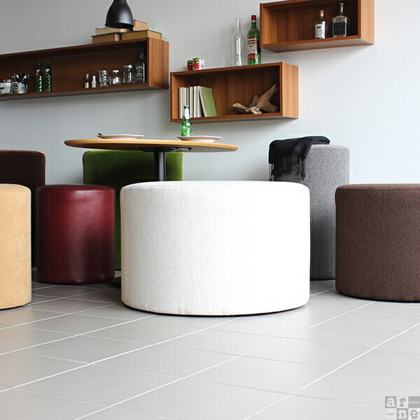 arne（アーネ） スツール 円柱 低め オットマン 丸 スツールテーブル