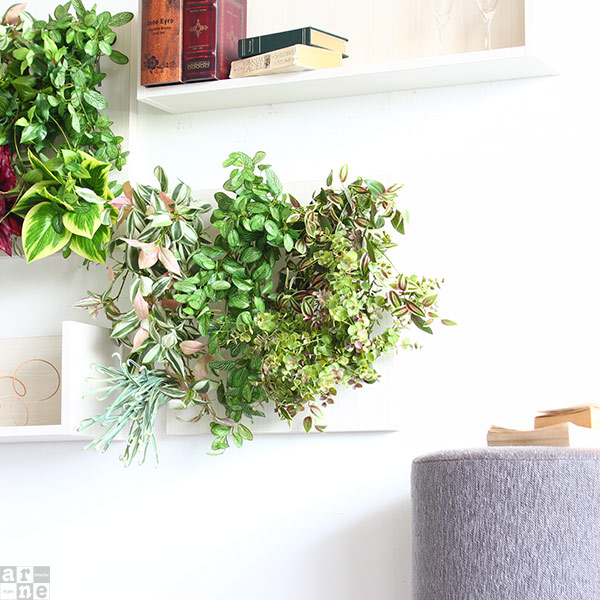 ウォールパネル 光触媒 観葉植物 フェイクグリーン 壁掛け 壁