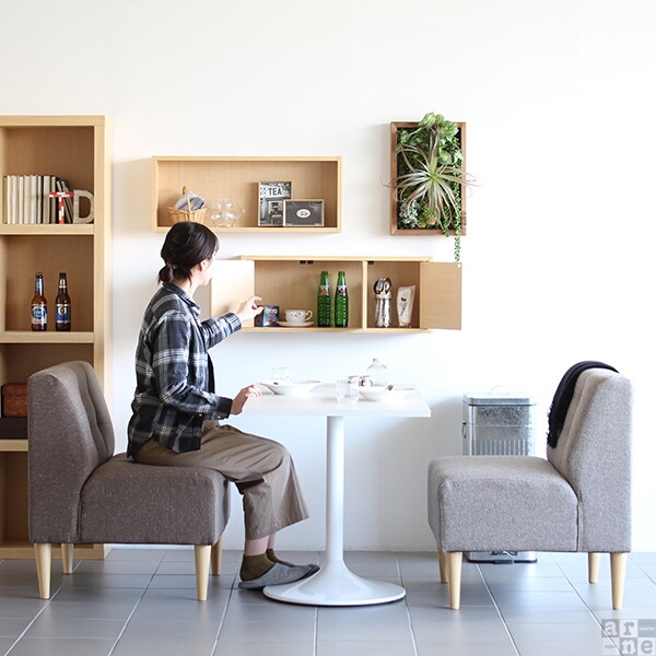 壁掛け扉付き4段シェルフ　幅45cm 高38cm奥行 8cm ホワイトオーク 楽天市場】壁面収納 棚 幅45cm 奥行30cm フィットラック TSセット 木目