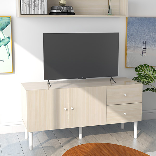 arne（アーネ） テレビボード ホワイト 鏡面 120 リビングボード 白