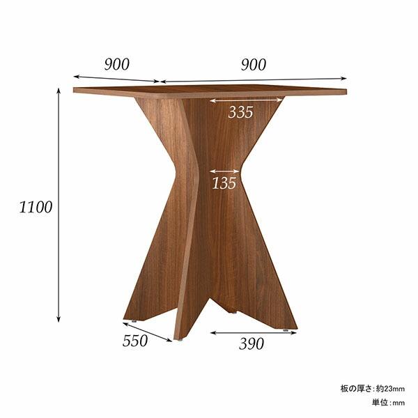 カウンターテーブル オフィス ハイテーブル 高さ110 スタンドテーブル バーテーブル 日本製 スタンディングテーブル｜arne｜04