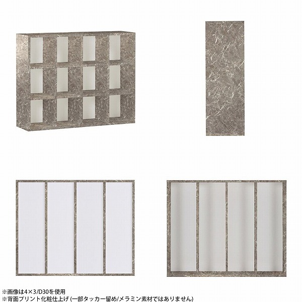 本棚 大容量 シェルフ オシャレ a4 オープンラック 3段 ロータイプ 完成品 鏡面 ディスプレイボックス 3段ラック ラック 棚 ☆の画像