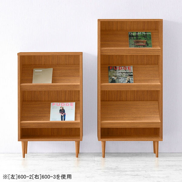 ディスプレイラック 本棚 完成品 雑誌ラック 雑誌 スリム コレクション 脚付き 2段 a4 マガジンラック 木製 待合室 ホワイト ☆の画像