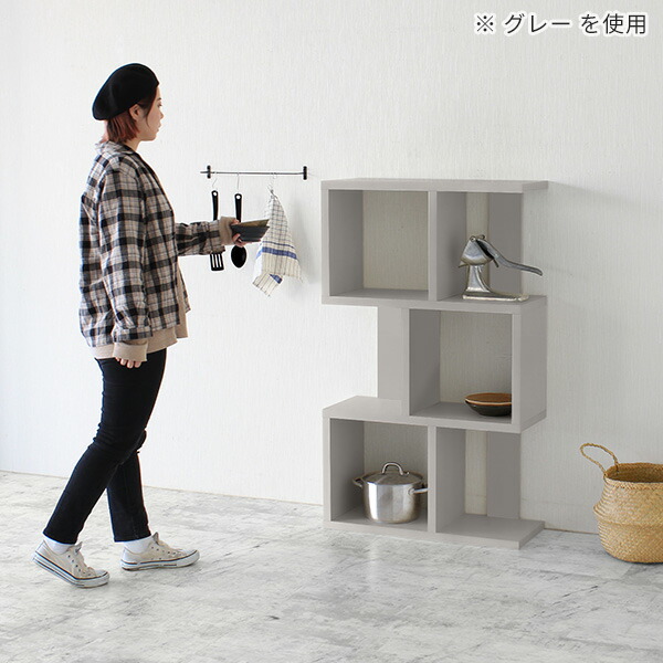 ディスプレイラック オープンラック 本棚 s字 ラック 奥行30cm 3段ラック スリム 完成品 3段 カラーボックス リビング 収納 ☆の画像