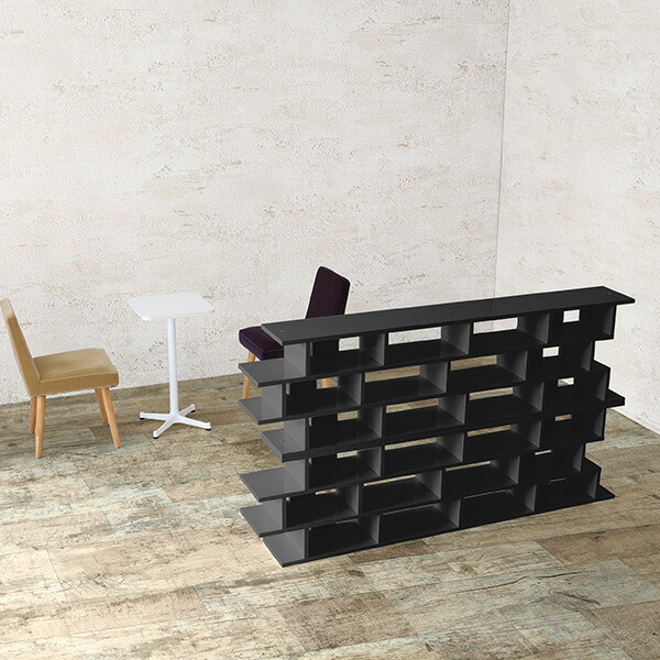 arne（アーネ） オープンラック 薄型 本棚 間仕切り 棚 ディスプレイ