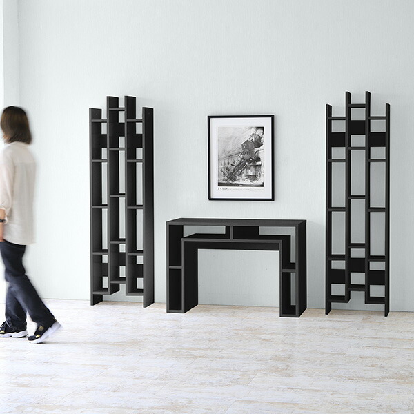 arne（アーネ） オープンラック 薄型 本棚 間仕切り 棚 ディスプレイ