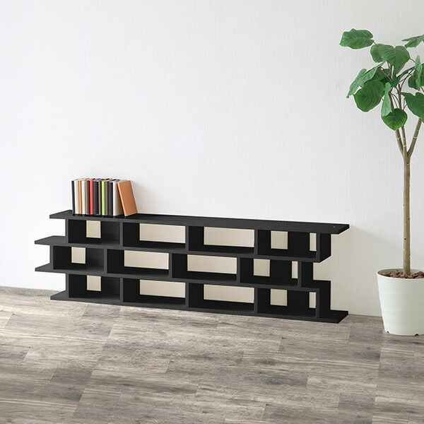 arne（アーネ） オープンラック 薄型 本棚 間仕切り 棚 ディスプレイ