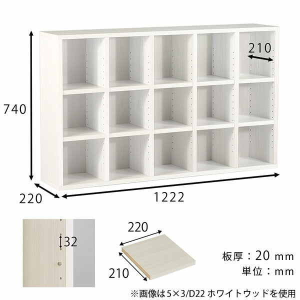 本棚 グレー オープンラック コミックラック 薄型 スリム 大容量 カウンター下 ロータイプ 棚 カラーボックス 3段 低い 飾り棚 ☆｜arne｜05