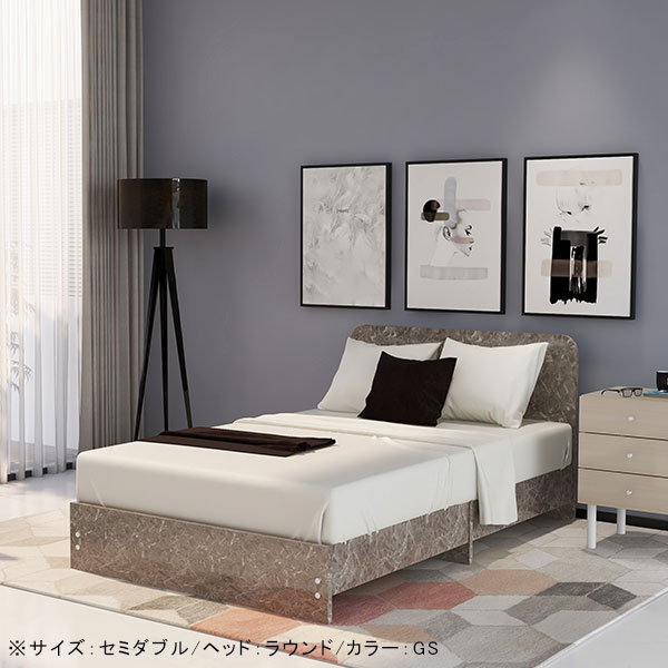 ベッドフレーム ベッド ダブル ダブルベッド フレーム すのこ 日本製 おしゃれ スリムヘッドボード 木製ベッド すのこベッド □｜arne｜13