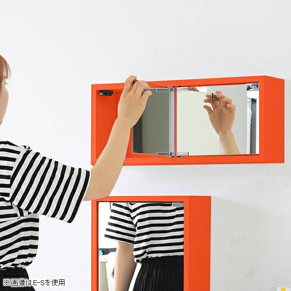 壁掛け 棚 鏡 収納 ウォールシェルフ 洗面台 扉付き ミラー ウォールラック 日本製 賃貸 取り付け 洗面所 ミラーキャビネット 