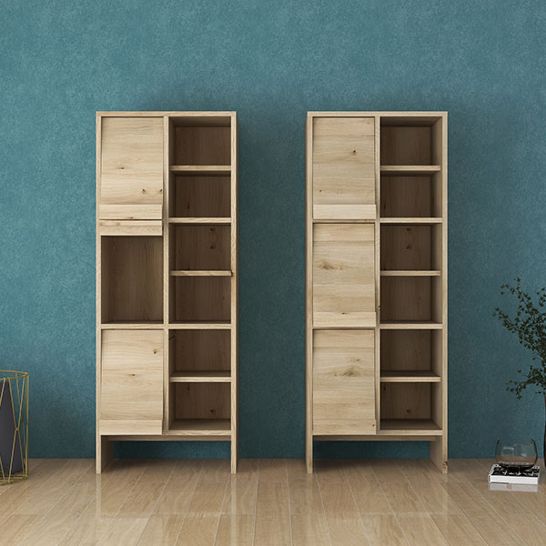 arne（アーネ） 収納棚 リビング収納 キャビネット フラップ扉 完成品