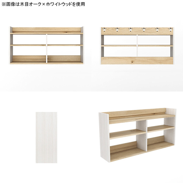 ウォールシェルフ ディスプレイ棚 ウォールラック スリム ラック 棚 壁掛け収納 キッチン 北欧 リビング収納 シェルフ 光沢 グレー 大理石調 ●_3