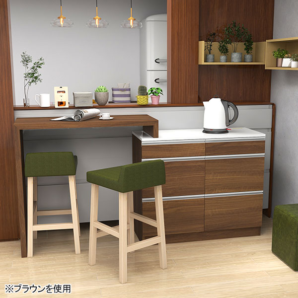 キッチンカウンター レンジ台 食器棚 伸縮 間仕切り キッチンボード